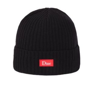 DIME cashmere ribbed beanie